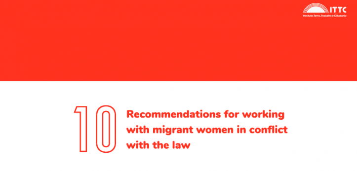 Miniatura da publicação 10 recommendations for working with migrant women in conflict with law