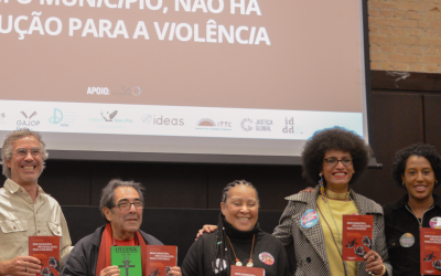 Lançamento da agenda de propostas “Sem o município, não há solução para a violência” e debate com candidaturas à vereança de São Paulo (SP)